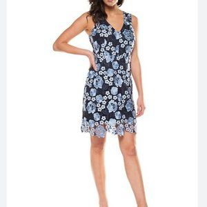 Occasion by Dex Embroidered Floral Cocktail Dress
